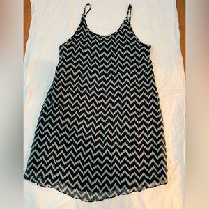 BCBGeneration zig zag pattern dress